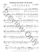 Raindrops Keep Fallin' On My Head Guitar and Fretted sheet music cover